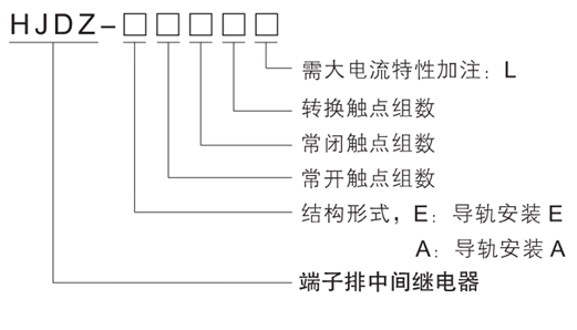 HJDZ-E112（L）型號(hào)說明
