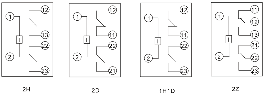 HDLN-2-2D-4內部接線圖